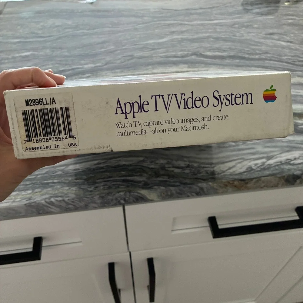 Vintage Apple TV Video System Original BOX ONLY M2896LL/A Macintosh Multimedia